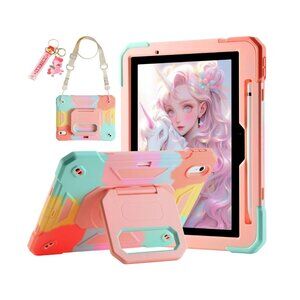 Drop & Shock Proof Case For iPad Air 6th 11" 2024 Kickstand Shoulder Strap Multi